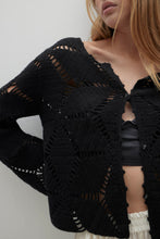 Load image into Gallery viewer, ESTELLE CROCHET CARDIGAN