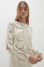 Load image into Gallery viewer, ESTELLE CROCHET CARDIGAN