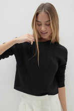 Load image into Gallery viewer, CHRISSY CABLE KNIT CROPPED SWEATER