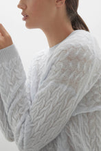 Load image into Gallery viewer, CHRISSY CABLE KNIT CROPPED SWEATER