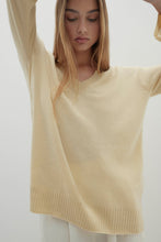 Load image into Gallery viewer, VIOLA V-NECK CASHMERE SWEATER