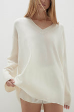 Load image into Gallery viewer, VIOLA V-NECK CASHMERE SWEATER