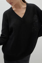 Load image into Gallery viewer, NINA CROCHET V-NECK SWEATER