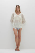 Load image into Gallery viewer, NINA CROCHET V-NECK SWEATER