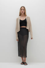 Load image into Gallery viewer, JUNO CROPPED CASHMERE CARDIGAN