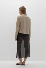 Load image into Gallery viewer, JUNO CROPPED CASHMERE CARDIGAN