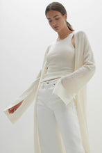 Load image into Gallery viewer, HOLLY MESH LONGLINE CASHMERE CARDIGAN