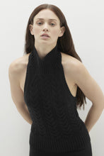 Load image into Gallery viewer, RUNA CABLE KNIT CASHMERE HALTER