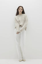 Load image into Gallery viewer, GISELLE SILK CASHMERE CREWNECK SWEATER