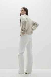 GISELLE SILK CASHMERE CREWNECK SWEATER