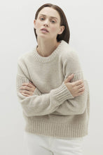 Load image into Gallery viewer, GISELLE SILK CASHMERE CREWNECK SWEATER