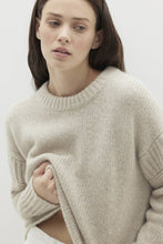 Load image into Gallery viewer, GISELLE SILK CASHMERE CREWNECK SWEATER