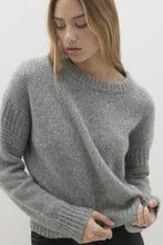 Load image into Gallery viewer, GISELLE SILK CASHMERE CREWNECK SWEATER