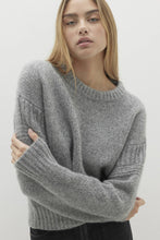 Load image into Gallery viewer, GISELLE SILK CASHMERE CREWNECK SWEATER