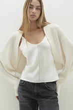 Load image into Gallery viewer, ANTOINETTE RIBBED CASHMERE SHRUG