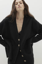 Load image into Gallery viewer, LAUREN BUTTON-UP CASHMERE CARDIGAN