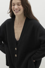 Load image into Gallery viewer, LAUREN BUTTON-UP CASHMERE CARDIGAN