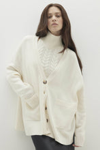 Load image into Gallery viewer, LAUREN BUTTON-UP CASHMERE CARDIGAN