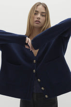 Load image into Gallery viewer, LAUREN BUTTON-UP CASHMERE CARDIGAN