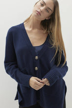 Load image into Gallery viewer, LAUREN BUTTON-UP CASHMERE CARDIGAN