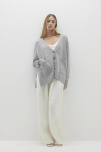 LAUREN BUTTON-UP CASHMERE CARDIGAN