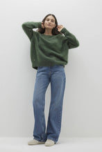 Load image into Gallery viewer, AGNES BRUSHED CASHMERE CREWNECK SWEATER