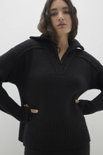 Load image into Gallery viewer, SUMIE CASHMERE QUARTER-ZIP PULLOVER