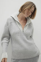 Load image into Gallery viewer, SUMIE CASHMERE QUARTER-ZIP PULLOVER