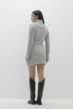 Load image into Gallery viewer, TYRA ZIP-UP CASHMERE SWEATER DRESS