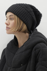 FRAN TEDDY CASHMERE BLEND BEANIE