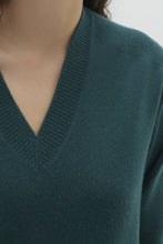 Load image into Gallery viewer, CELESTE V-NECK CASHMERE SWEATER