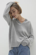 Load image into Gallery viewer, CELESTE V-NECK CASHMERE SWEATER