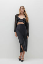 Load image into Gallery viewer, QUINN SILK MIDI SKIRT