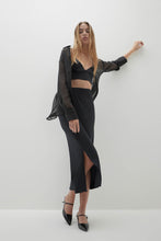 Load image into Gallery viewer, QUINN SILK MIDI SKIRT