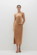 Load image into Gallery viewer, QUINN SILK MIDI SKIRT