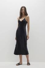 Load image into Gallery viewer, JENNA SILK MIDI DRESS