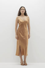 Load image into Gallery viewer, JENNA SILK MIDI DRESS