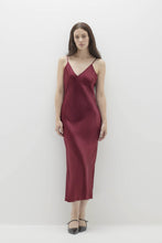 Load image into Gallery viewer, JENNA SILK MIDI DRESS