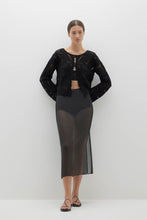 Load image into Gallery viewer, MARISSA SILK ORGANZA MIDI SKIRT