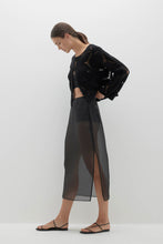 Load image into Gallery viewer, MARISSA SILK ORGANZA MIDI SKIRT