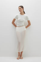 Load image into Gallery viewer, MARISSA SILK ORGANZA MIDI SKIRT