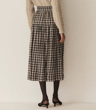 Load image into Gallery viewer, FABIENNE SKIRT -- NAVY COUNTRYSIDE PLAID