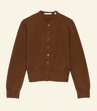 Load image into Gallery viewer, FAIRCHILD CASHMERE CARDIGAN -- CORDOVAN