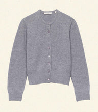 Load image into Gallery viewer, FAIRCHILD CASHMERE CARDIGAN -- PEBBLE GREY