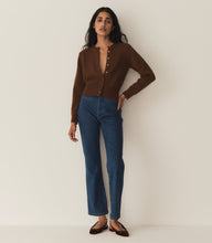 Load image into Gallery viewer, FAIRCHILD CASHMERE CARDIGAN -- CORDOVAN