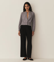 Load image into Gallery viewer, FAIRCHILD CASHMERE CARDIGAN -- PEBBLE GREY