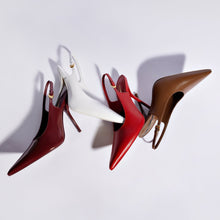 Load image into Gallery viewer, Larroudé x Altuzarra Pump In White Patent Leather