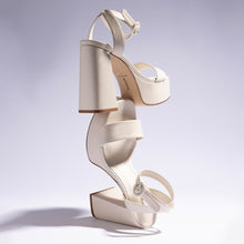 Load image into Gallery viewer, Dolly Sandal In Ivory Leather