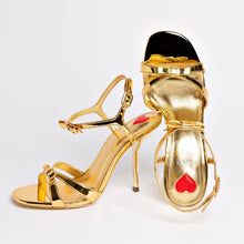 Load image into Gallery viewer, Brooks Sandal In Gold Specchio