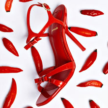 Load image into Gallery viewer, Brooks Sandal In Scarlet Patent Leather